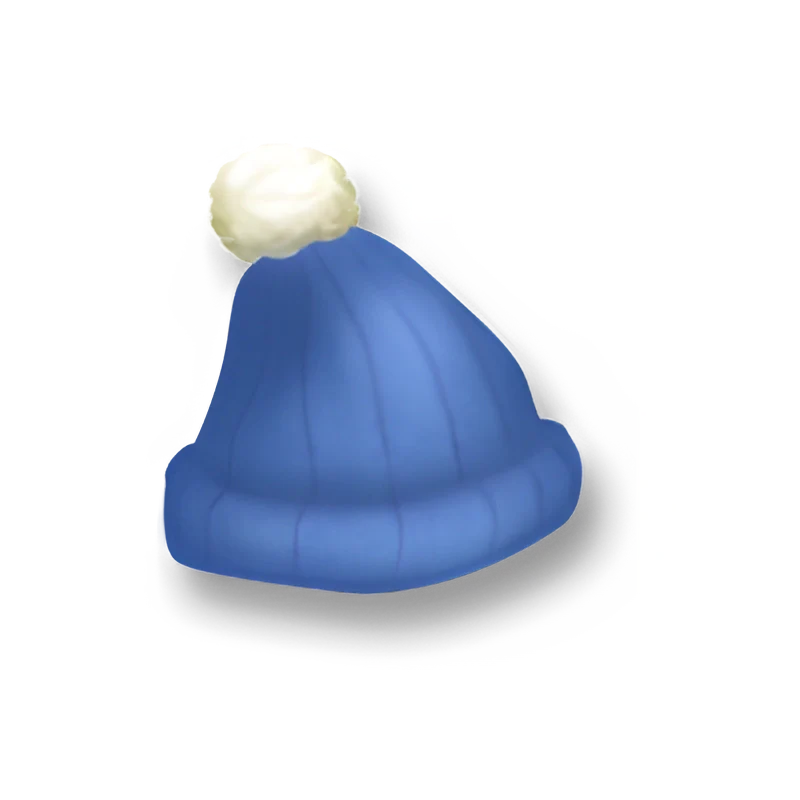 Blue Woolly Hat (x30)